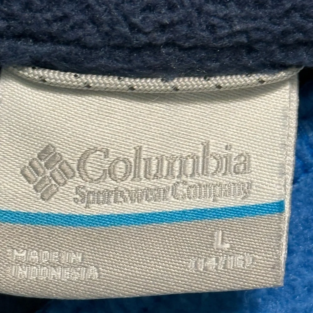 Columbia Blue and Gray Fleece Jacket